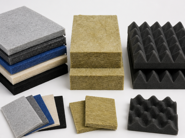 Polyester Felt vs Rockwool vs Acoustic Foam best acoustic material acoustic panel material sound absorbing materials polyester felt acoustic panel rockwool acoustic insulation acoustic foam acoustic treatment material