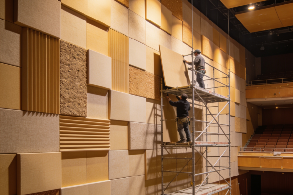 akustik dewan acoustic panel dewan penyerap bunyi dewan acoustic consultation RT60 measurement acoustic measurement